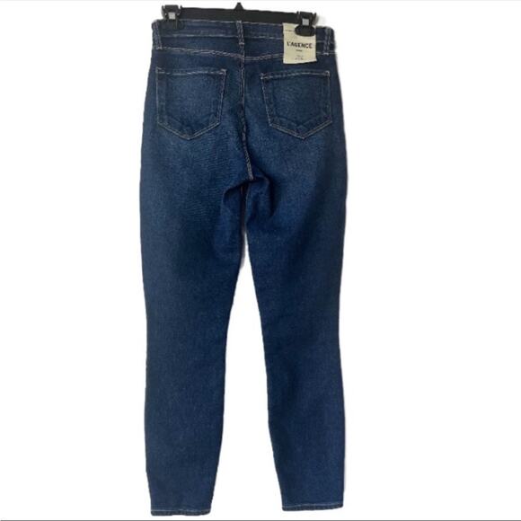 L’AGENCE Margot High Rise Skinny Blue Jeans Size 26 - Picture 3 of 9